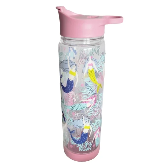 NWOT Molly & Rex BPA Free Plastic Mermaid Waterbottle With Infuser 23.6 Oz - Picture 2 of 5